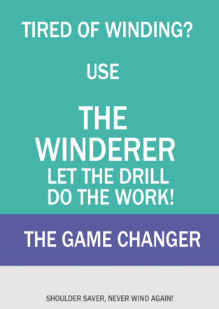 The WInderer - Garage Door Torsion Spring Install Tool