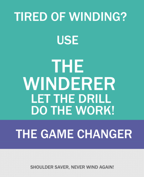 The WInderer - Garage Door Torsion Spring Install Tool